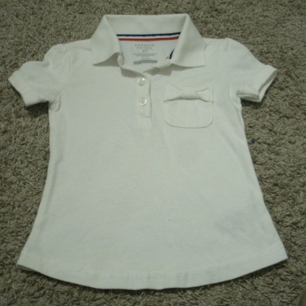 Pre owned Button up white shirt for girls